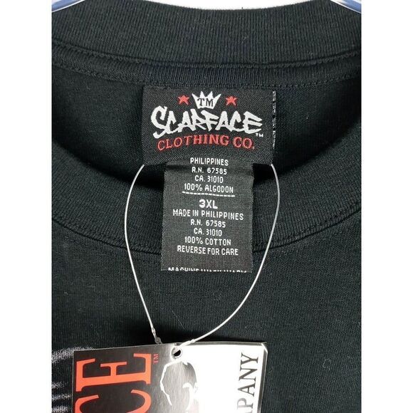 Scarface Clothing Co. I Trust Me Long Sleeve T Shirt Men Sz 3XL Y2K Vintage New - Picture 5 of 16